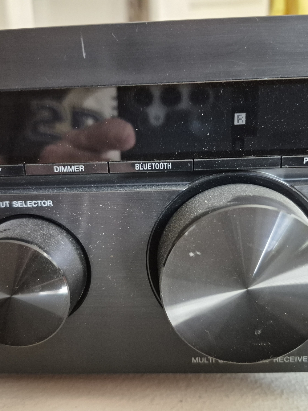 Sony STR-DH790 7.2-Channel Receiver with Bluetooth and Dual Control Knobs.
